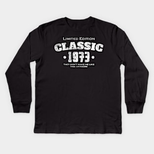 1973 birthday Kids Long Sleeve T-Shirt